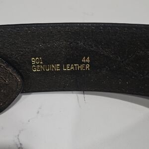 Black Genuine Leather Belt